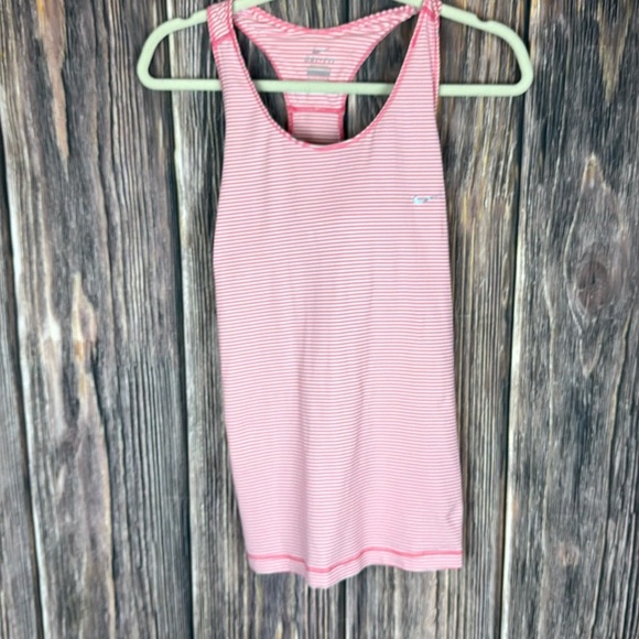 Nike Pink Stripped Running Tank- XS - Picture 1 of 12